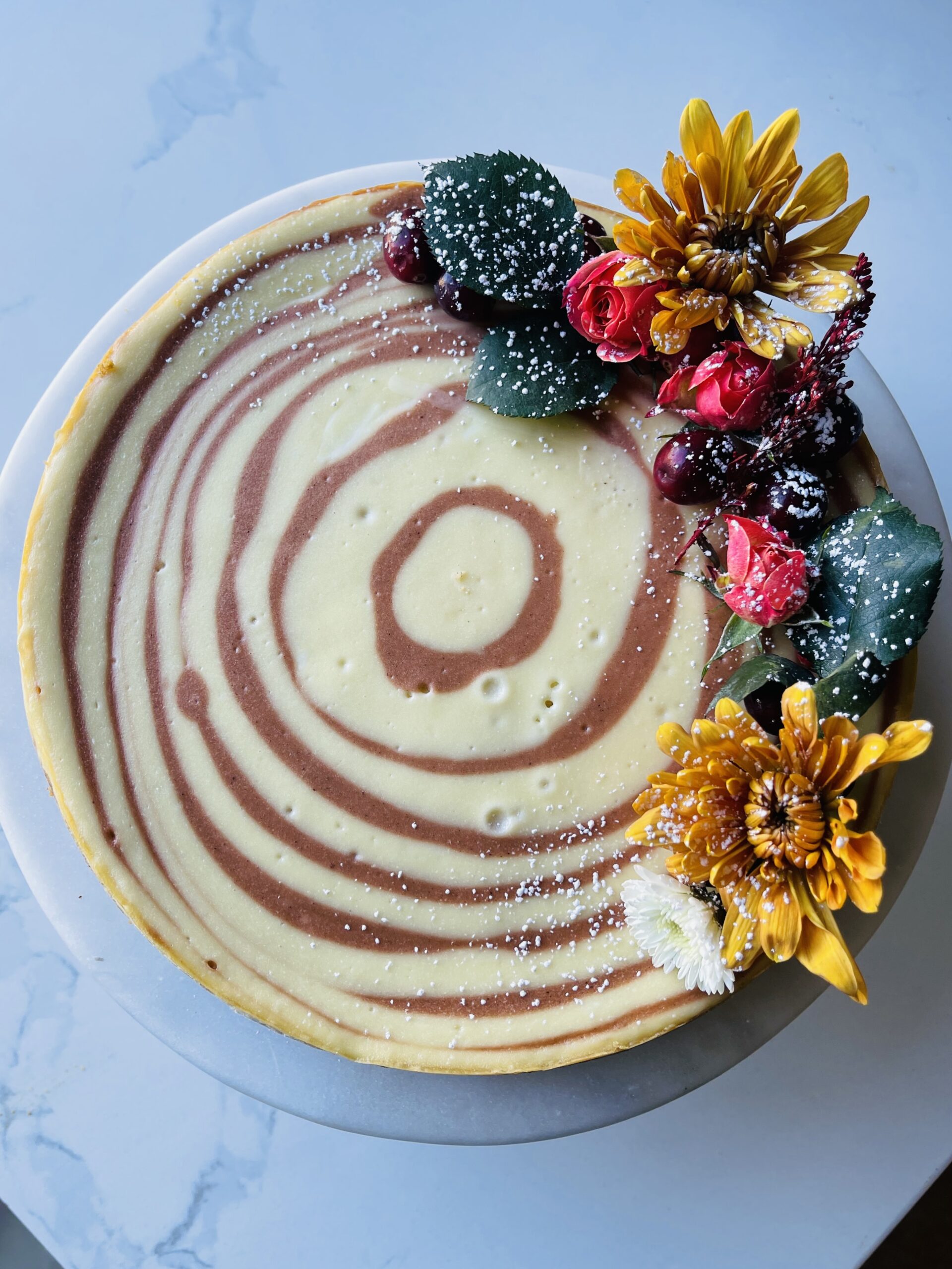 swirl cheesecake